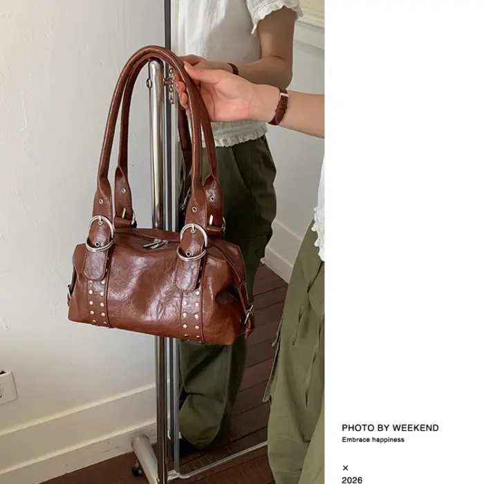 Nouveau Sac Boston Vintage 2026 pour Femme