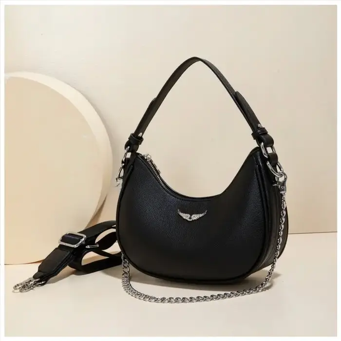 Sac à langer carré grande capacité, sac à main en cuir pour femme, élégant, classique, design tendan