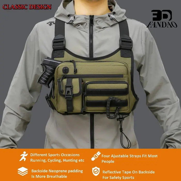 Sac de poitrine pour hommes et femmes
