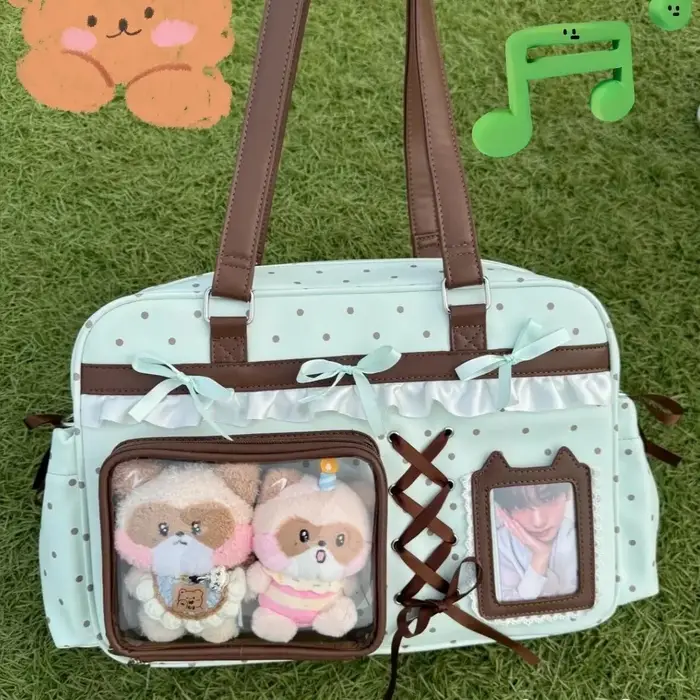 Sac fourre-tout à nœud doux et mignon pour femmes