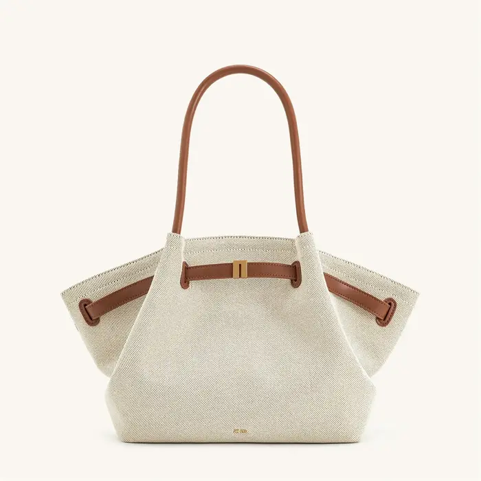 Sac à main JW PEI Designer Dumpling en cuir vegan marron foncé