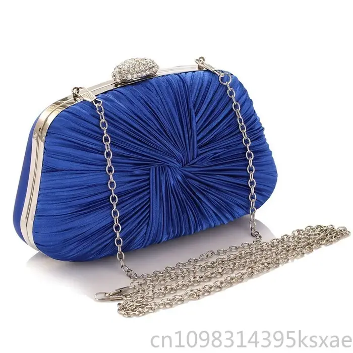 Pochette plissée tissée pour femme – Sac de soirée élégant avec design plissé pour fêtes