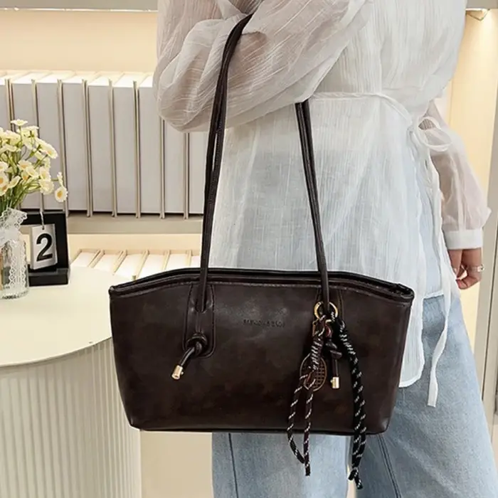 Sac à bandoulière en cuir PU pour femmes Y2K