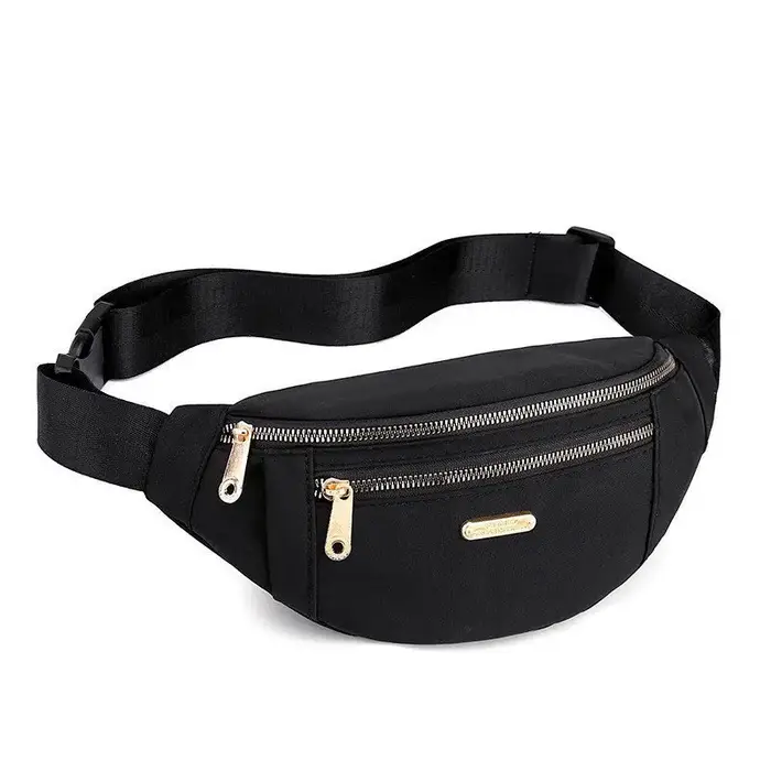 Sac banane coréen pour femme - Sac messager tendance, polyvalent, multi-couches et imperméable pour 