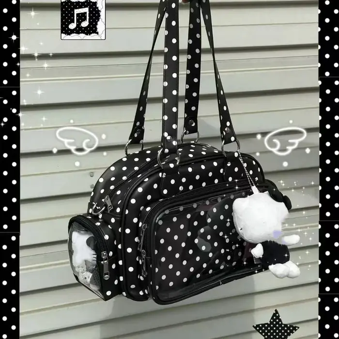 Nouveau design original, sac Boston tendance et mignon, sac bandoulière Y2K, sac pour poupées DIY, s