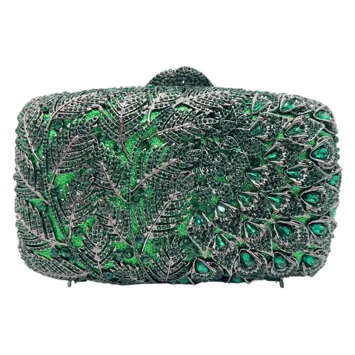 Sac à main en métal doré avec biscuits pour femme