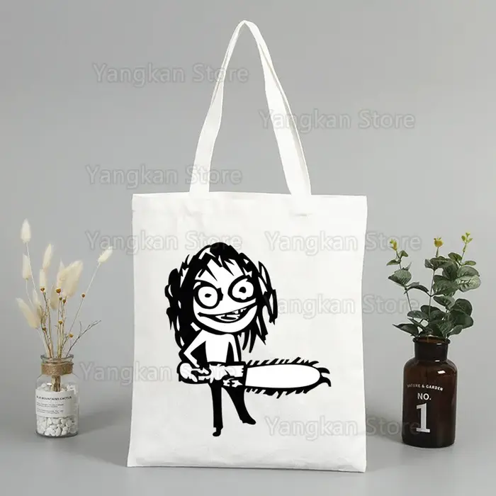 Rock Ozzy Osbourne diable métal imprimé toile sac à bandoulière femme Harajuku drôle grande capacité