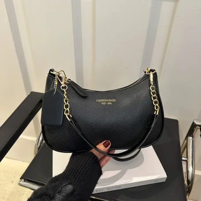 Sac à bandoulière avec pendentif cerise pour femmes, léger, de luxe, haut de gamme, motif litchi dou