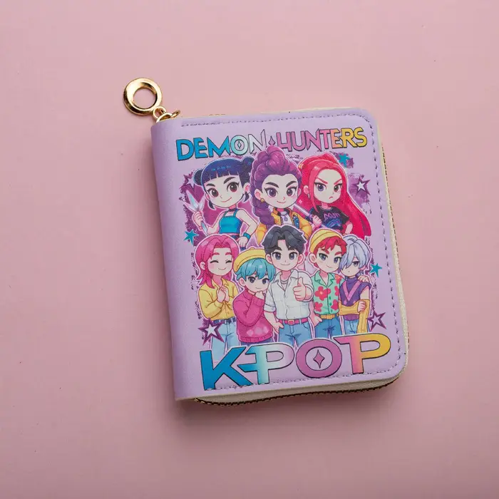 Joli mini porte-monnaie anime, petit portefeuille, sac à main de rangement quotidien tendance, sac d