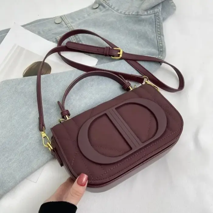Sac à langer bandoulière de créateur : Sac à main élégant pour femme au look vintage minimaliste et grande capacité pour le shopping