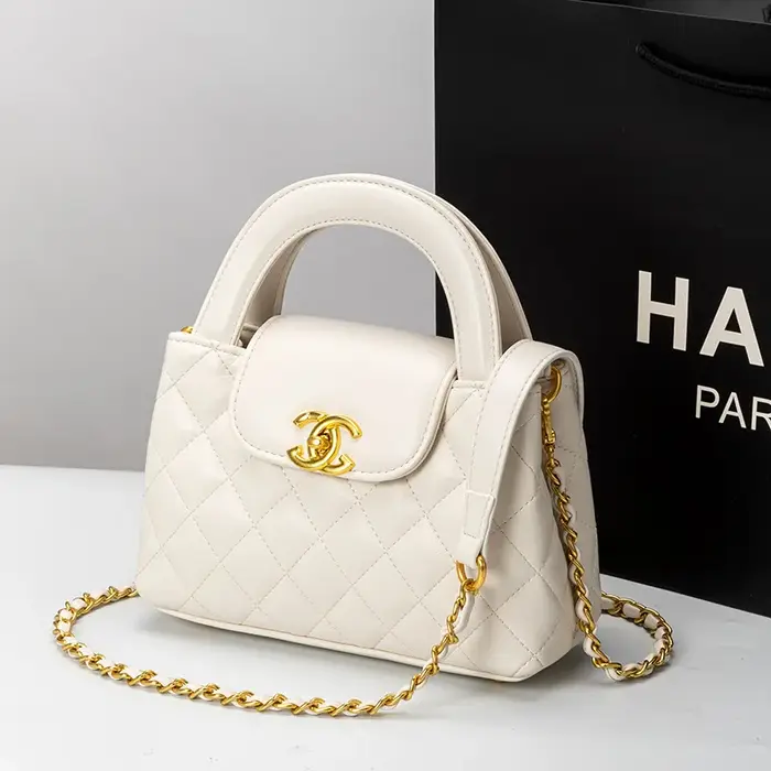 Sac carré portable texturé, nouvelle collection 2026, polyvalent, luxe léger, sac bandoulière chaîne
