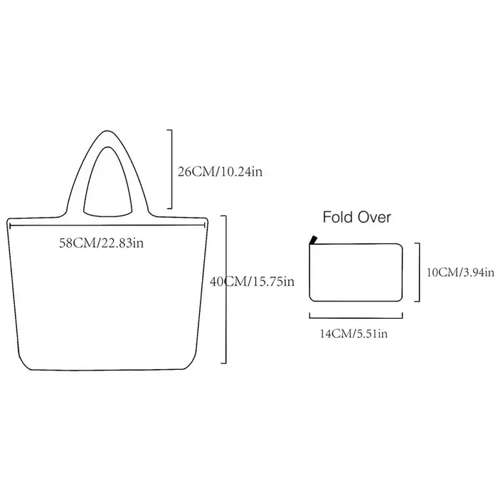 Sac de courses pliable de grande capacité pour femmes