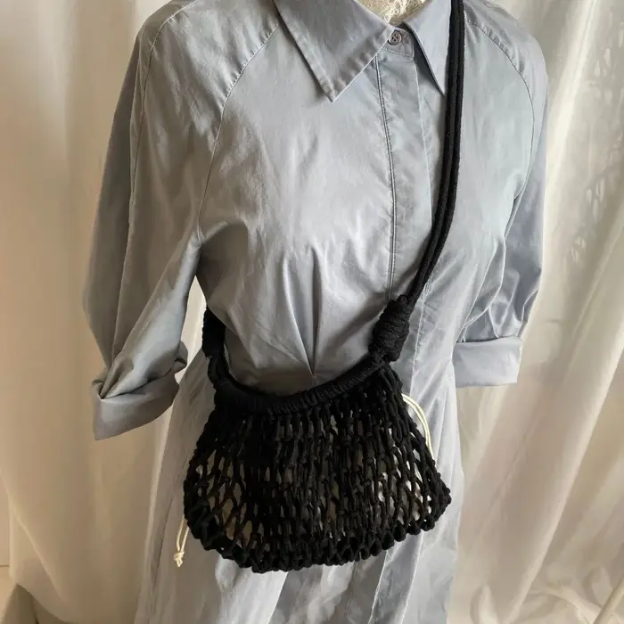Sac à bandoulière en crochet grande capacité
