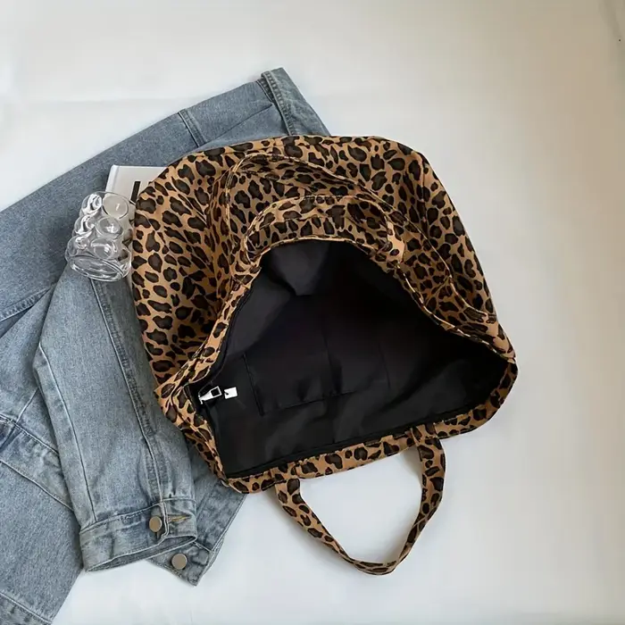 Sac Vintage imprimé léopard pour femmes