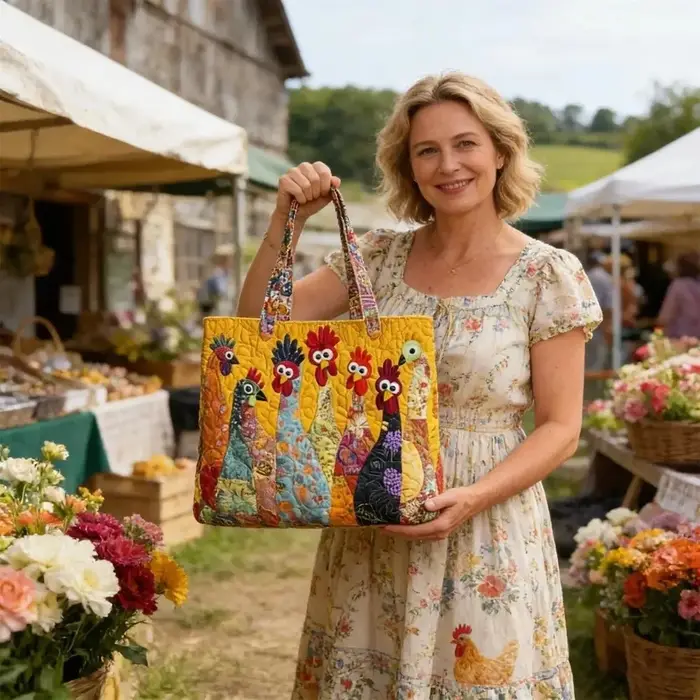 Sac fourre-tout matelassé vintage tendance