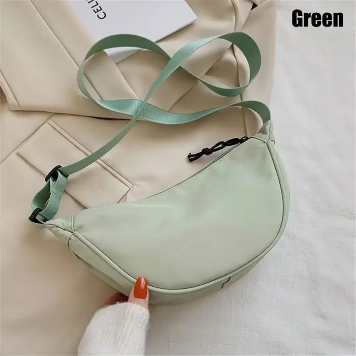 Sac à bandoulière en Nylon Orange pour femmes, sac de poitrine Hobos Portable et décontracté, sac so