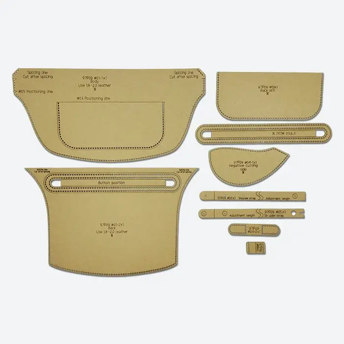 YOMDID-Sac de poitrine en cuir fait à la main, sac à dos à bandoulière, motif de couture exécutif, m