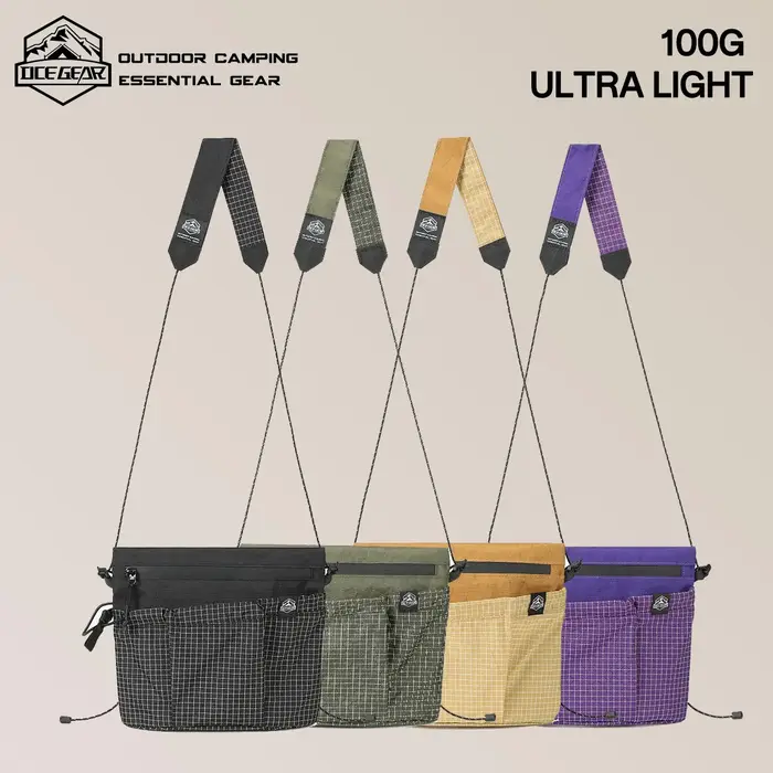 Sac à bandoulière léger imperméable X Pac en Nylon Ripstop petit sac à bandoulière sangle réglable v