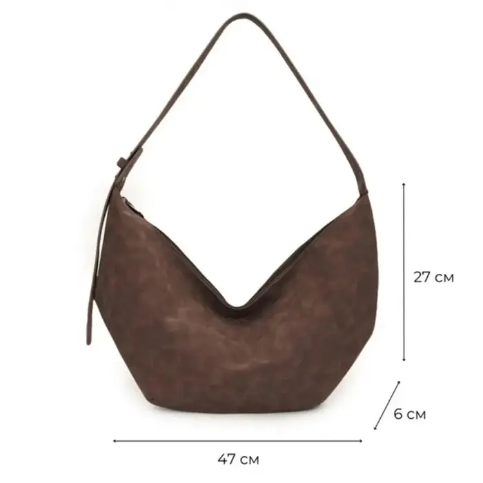 Sac à bandoulière décontracté en PU pour femme