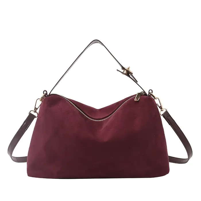 Sac à bandoulière en daim pour femmes
