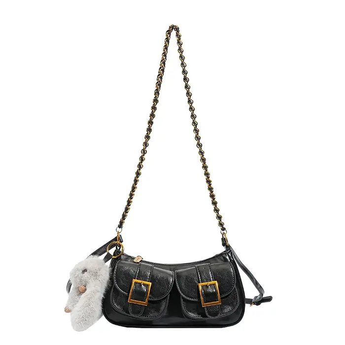 Sacs à langer de marque célèbre, sac à main classique en cuir populaire, sac à bandoulière élégant p