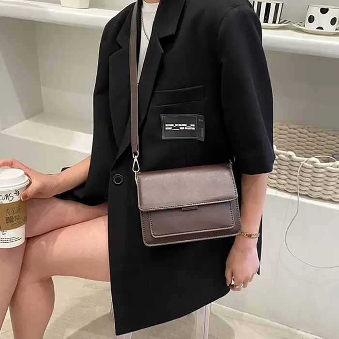 Petit sac à main de luxe en cuir PU pour femmes