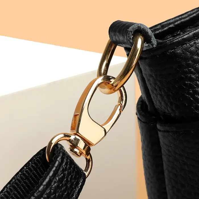 Sac à main en cuir véritable pour femmes