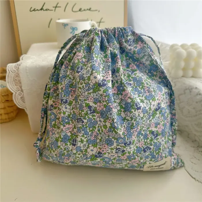 Sac de maquillage en coton