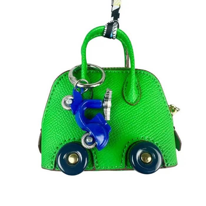 Mini pochette en cuir pour pneus – Adorable étui pour écouteurs en forme de voiture