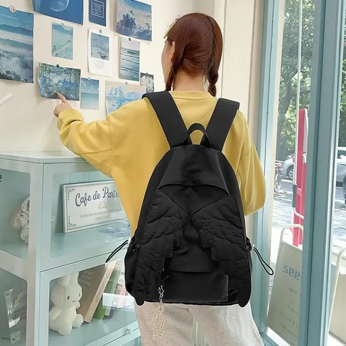 Sac à dos en nylon Sweet Wings pour femmes