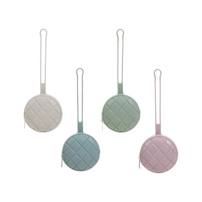 Mini sac rond blanc à bandoulière pour femme