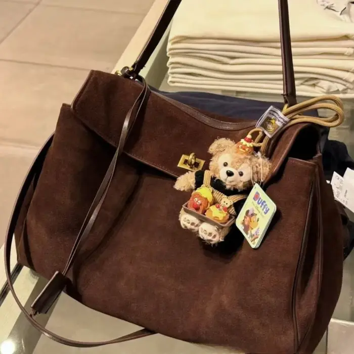 Nouveau Sac Fourre-tout en Daim Rodeo 2025 – Grand Sac à Main Commuter en Cuir Mat avec Poignée Supérieure