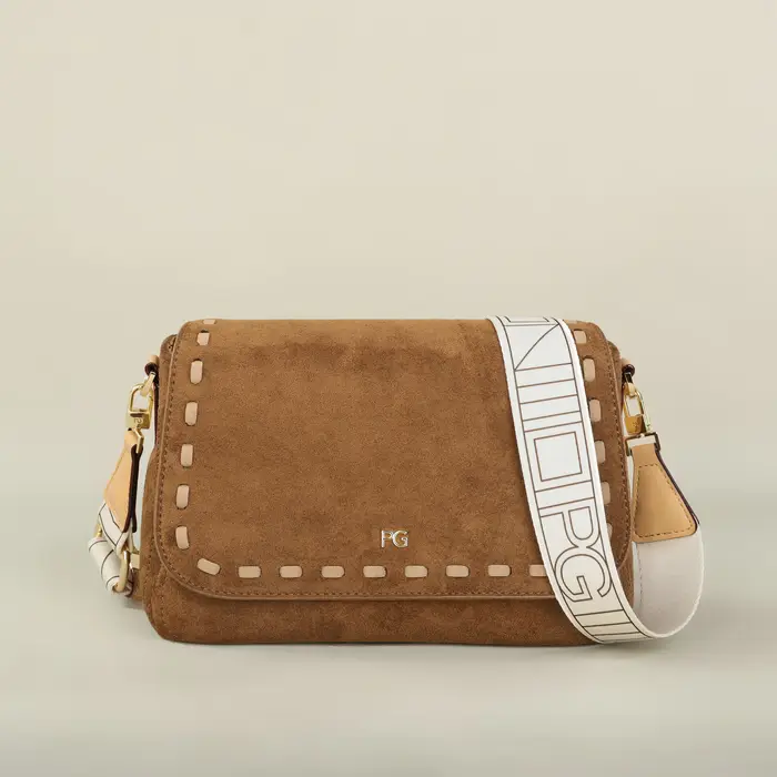 PG PATSY GARIS Nouveau sac à bandoulière classique rétro pour femme en cuir, multifonctionnel, desig