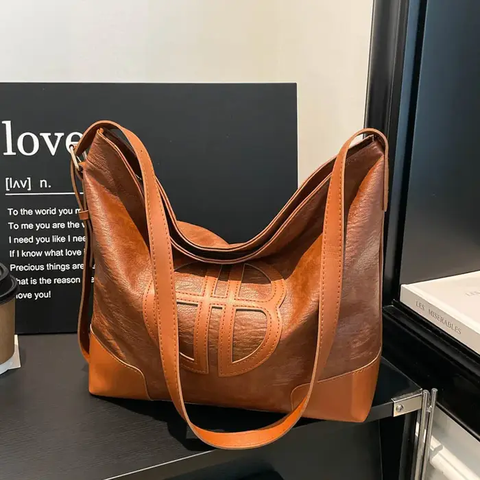 Sac Hobo Vintage en Faux cuir pour femmes