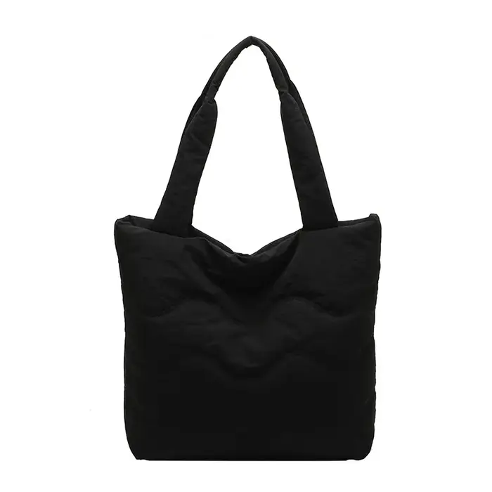 2025 hiver nouveau Simple fourre-tout décontracté Oxford couleur unie moraillon grande capacité sacs