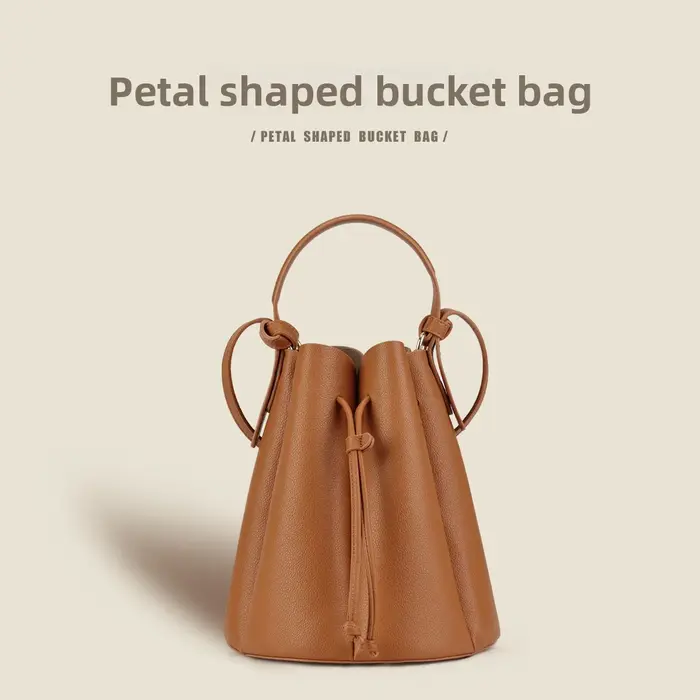Sac seau à pétales tendance pour femmes