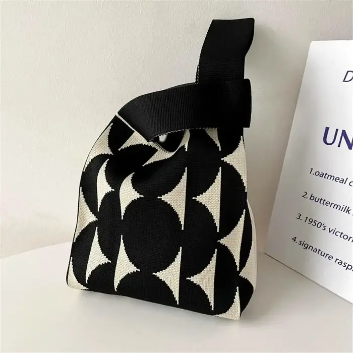 Mini sac à main en tricot pour filles et femmes