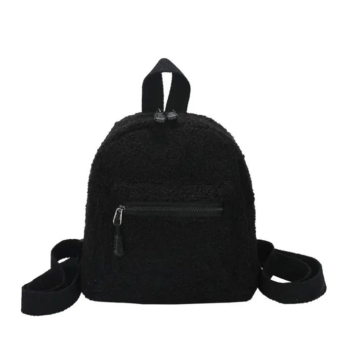 Nouvelle mode femmes Mini sac à dos couleur unie velours côtelé petits sacs à dos Simple décontracté étudiant Bookbags