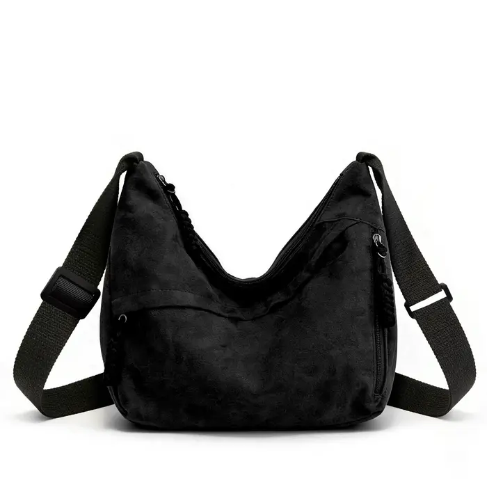 Sac Hobo Rétro Grande Capacité pour Femme, Sac à Bandoulière Souple Décontracté, Sac à Main Minimali