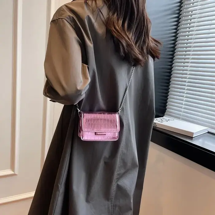 Sac à bandoulière carré mini pour femme