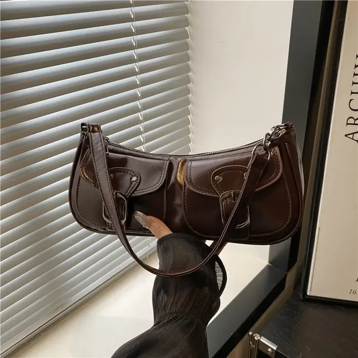 Sac à bandoulière pour femme, tendance et stylé, pour le quotidien, petit sac à main chic pour scoot