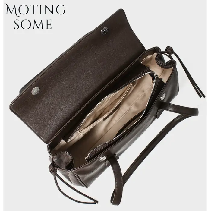 Motingsome Boston sac femmes sous les bras sac à main de luxe en cuir tanné végétal sac