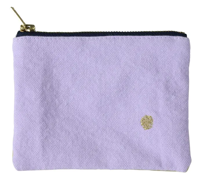 Pochette Tricolo Lilas ananas S 11 x 14 x 1