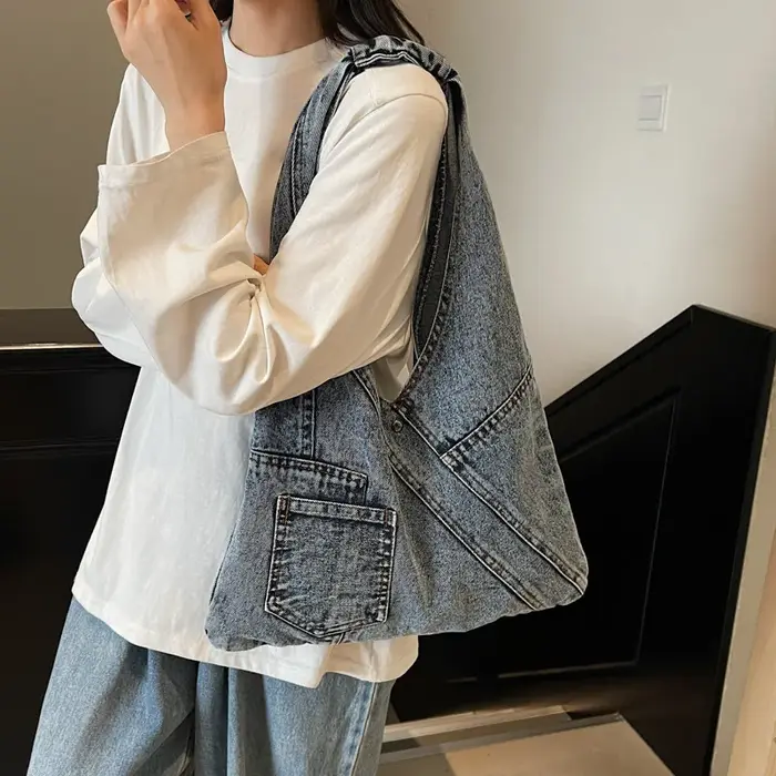 Sac en Denim Vintage pour femmes