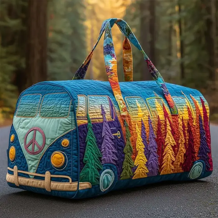 Sac de voyage matelassé en coton