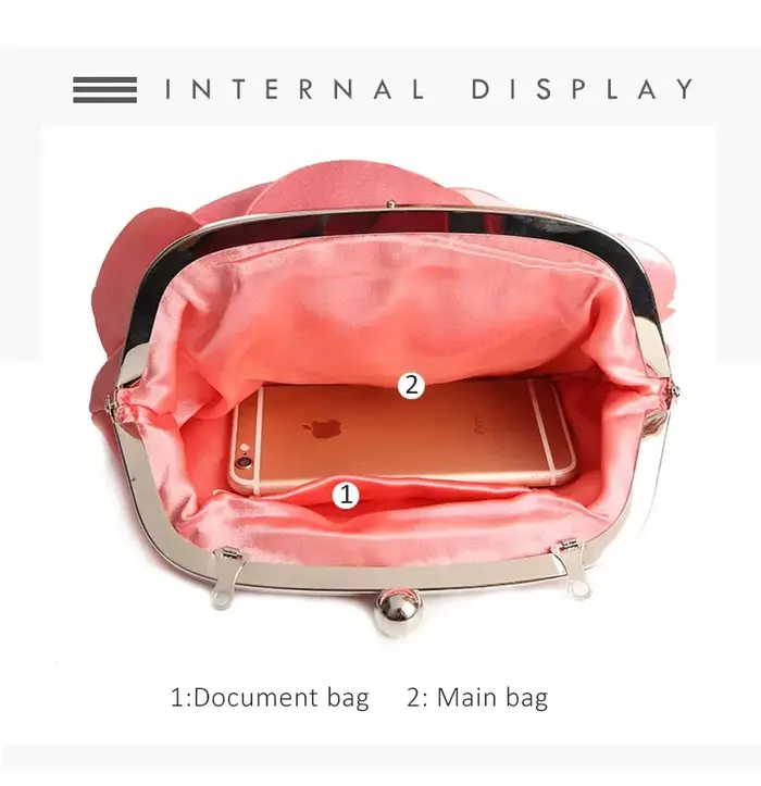 Sac de soirée floral portable pour femme, petit sac à main pour mariée, robe complète, sac à main de