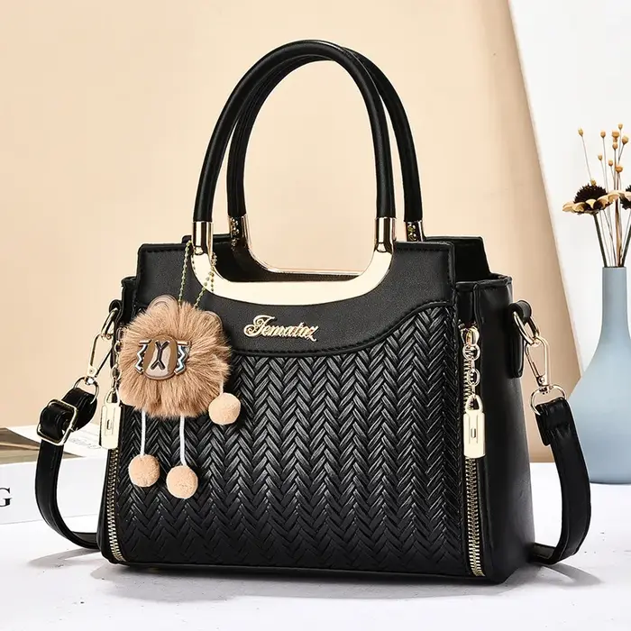 Caroly grande capacité à la mode femmes sac à main épaule sac à bandoulière de luxe élégant personnalité dames sac PU matériel