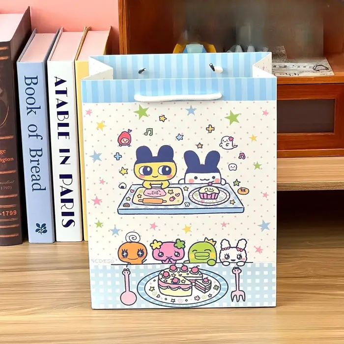 Sac cadeau Tamagotchi, sac fourre-tout en carton rigide épaissi