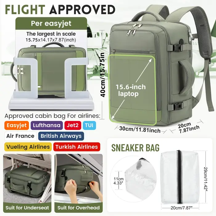 Ryanair 40x30x20 sac de cabine à bagages