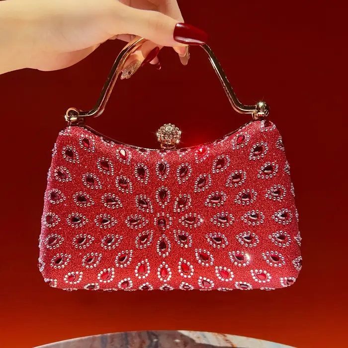 Nouveau sac à main serti de diamants